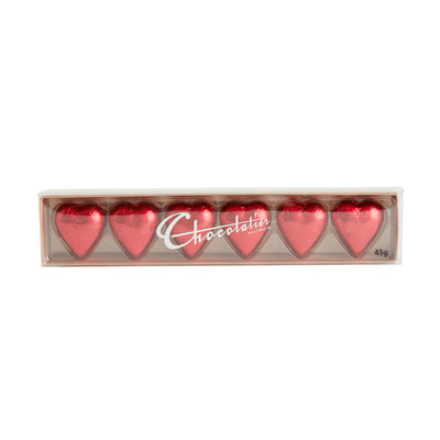 Red Hearts Chocolate Gift Box