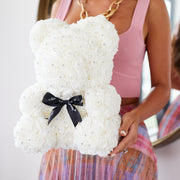 White Rose Bear with Diamantes (SOLD OUT)