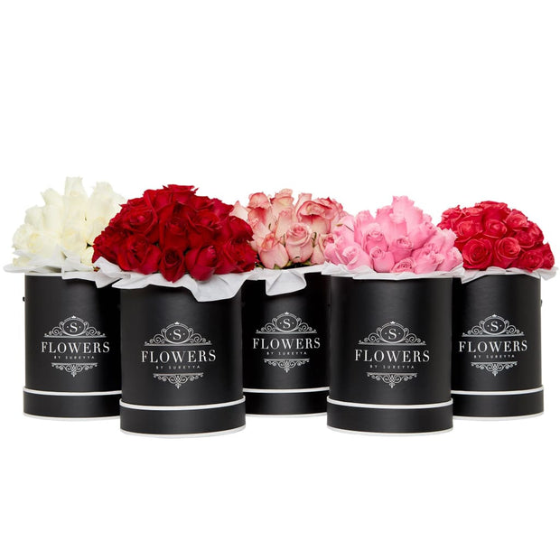 Luxury - Red Roses - Small / Black / Yes Please (FREE) - Luxury Red Roses