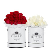Luxury - Red Roses - Small / White / Yes Please (FREE) - Luxury Red Roses